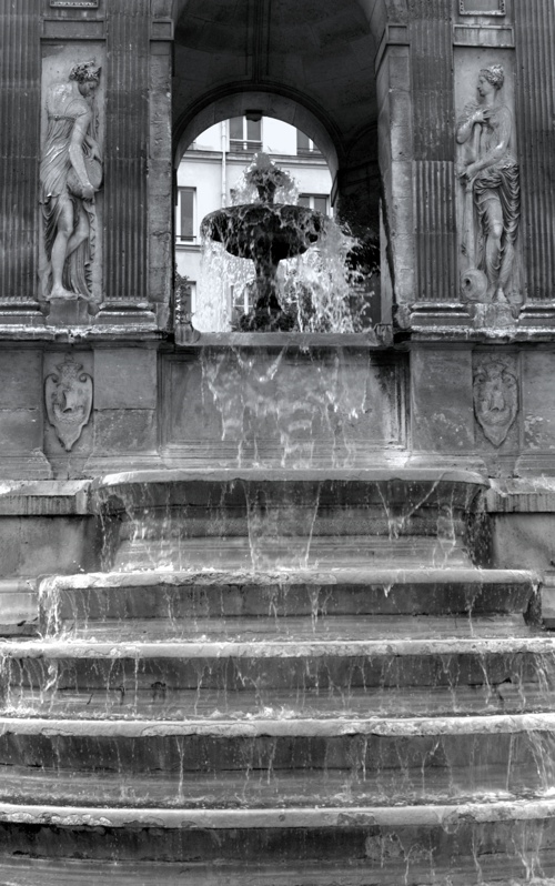 Fountain of the Innocents in Paris by A.M. Roos