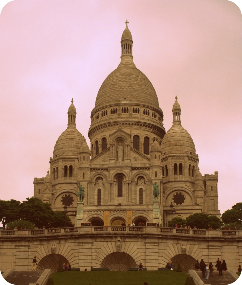 Sacre Cour by Ian Benton, digital manipulation by A.M. Roos