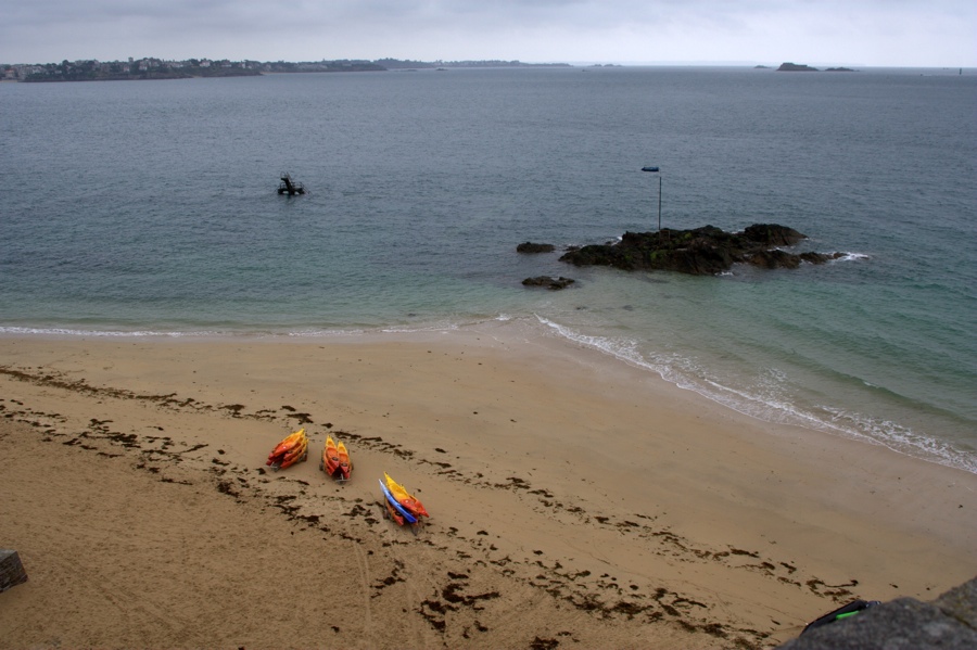 St. Malo Beach by A.M. Roos
